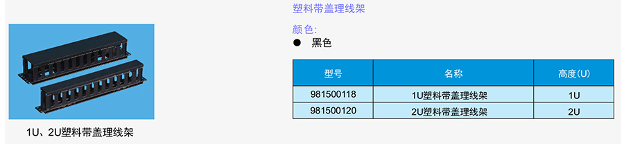 塑料帶蓋理線架